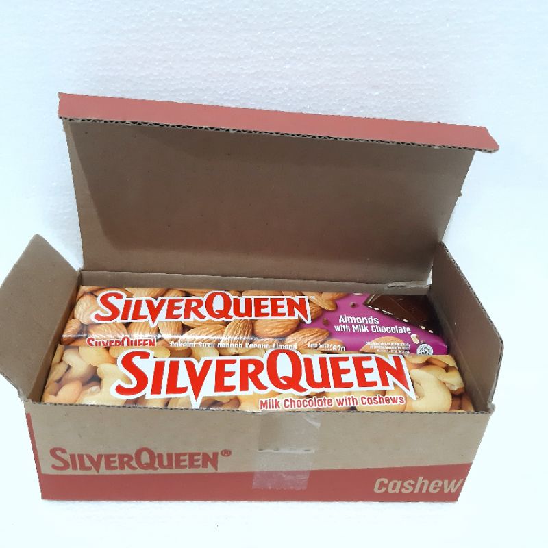 Silverqueen 58gr/ Silver Queen Almond/ Silver queen Cashew