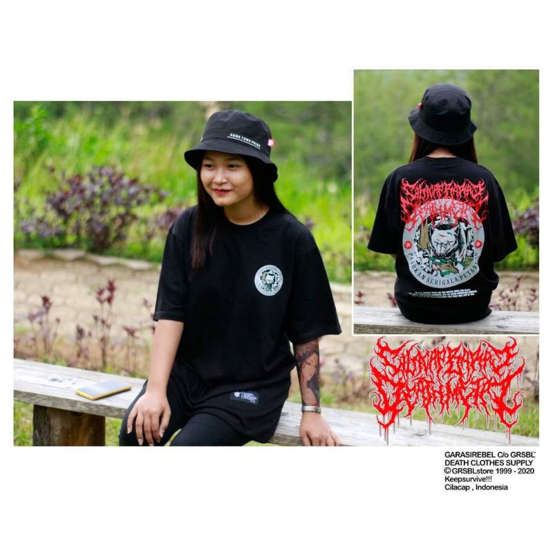 TSHIRT CBDM CILACAP BRAT DEATH METAL BAJU METAL ORIGINAL