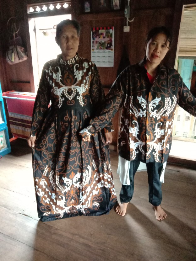 Hanggono Couple Ori Najwa/ Couple Batik / Gamis Batik Couple