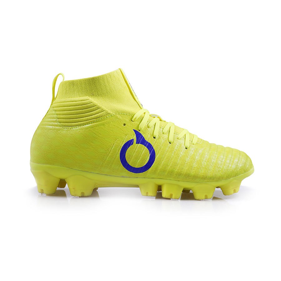 ortuseight sepatu bola catalyst mystique fg neon green vortex blue