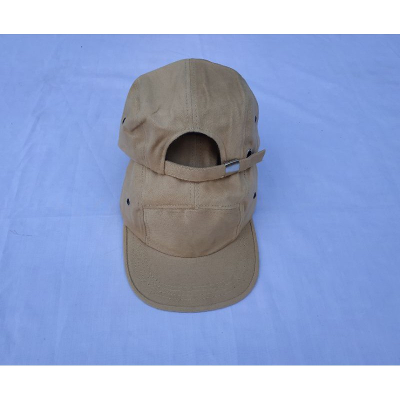 Topi Polos 5 Panel Clip Besi / Topi Distro Lima Panel / Topi Lima Panel