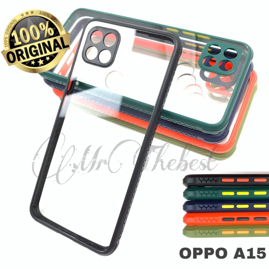 OPPO A16 A15 A15S F9 A7 A5S A12 A9 2020 A5 2020 CASE HARD UME MIQILIN CLEAR TRANPARAN  PROTECT CAMERA HARDCASE CASING COVER PELINDUNG KAMERA