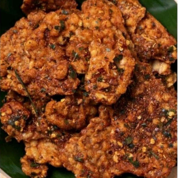 

Keripik Tempe Bandung Makanan Ringan Tempe Bandung Pedas daun Jeruk netto 100gram