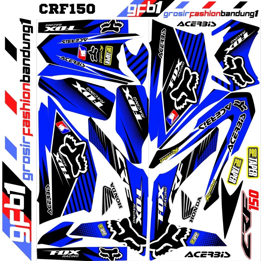 Decal Variasi Striping Motor Honda CRF 150