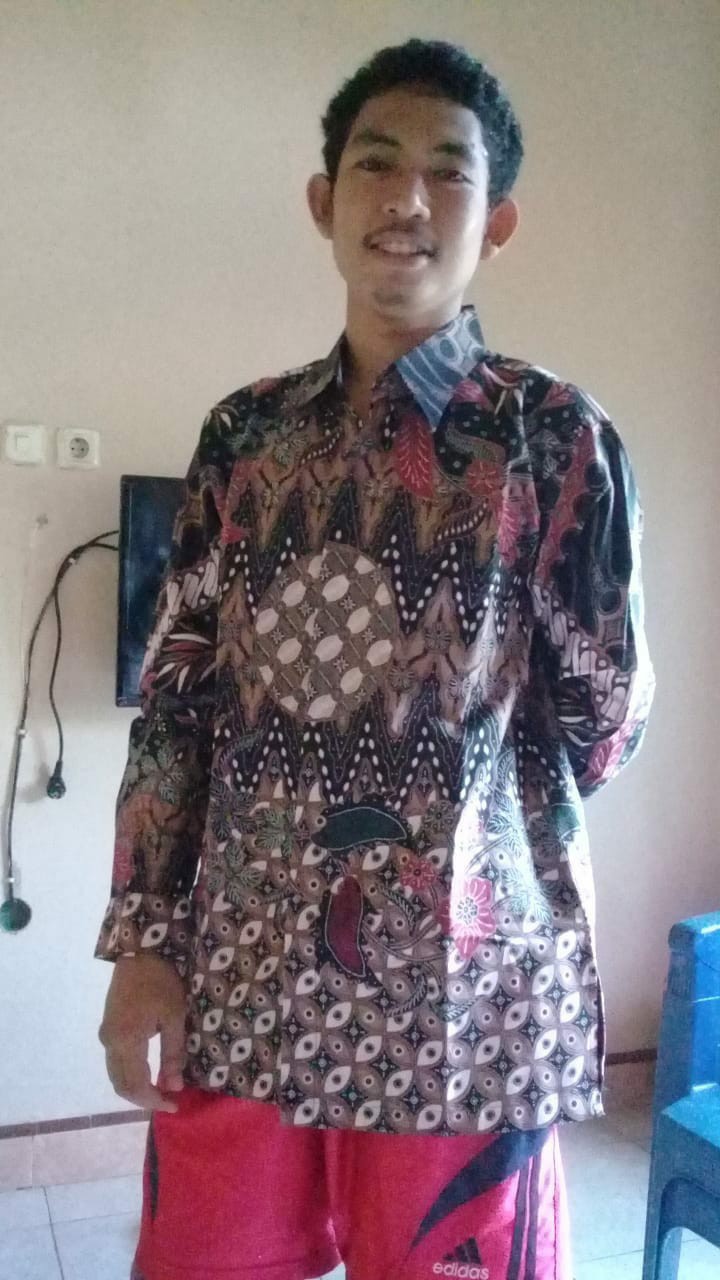 Kemeja Batik Pria Lengan Panjang Slim Fit Batik Solo Premium Seragam Kantor Batik Kombinasi Pcw 001