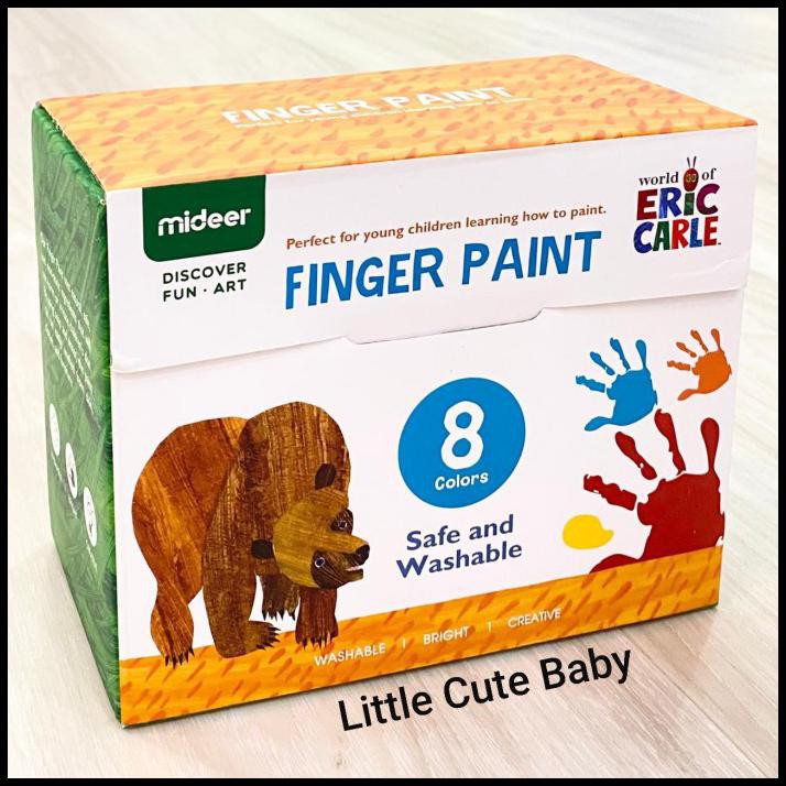 

Cuci Gudang Mideer X Eric Carle Finger Paint Washable Non Toxic