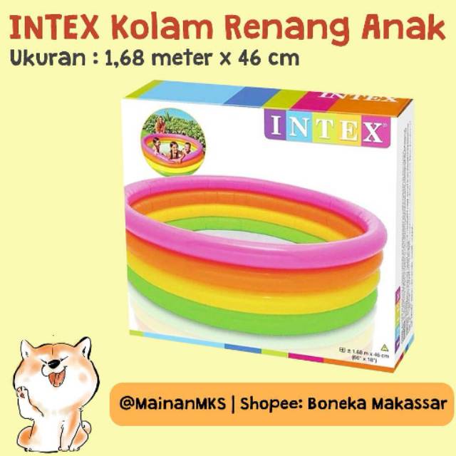 KOLAM RENANG ANAK INTEX 1,68 meter