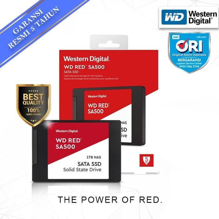 SSD WD Red 1TB - SSD SATA for NAS