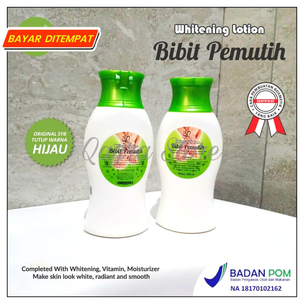 Lotion Pemutih Badan Permanen ASLI ORIGINAL Lotion Bibit Pemutih Ampuh Permanen Alami Paling Ampuh