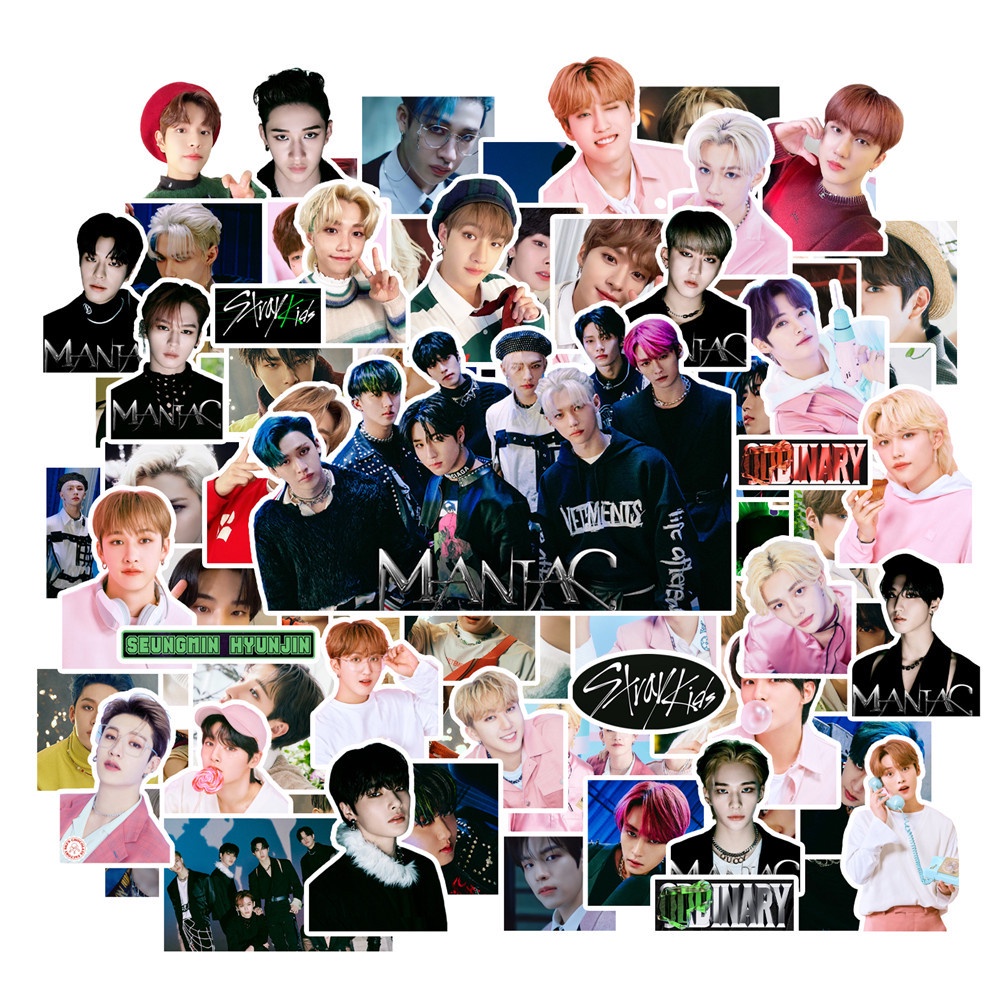 100pcs Stiker Album Foto Idol Stray Kids ODDINARY Anti Air