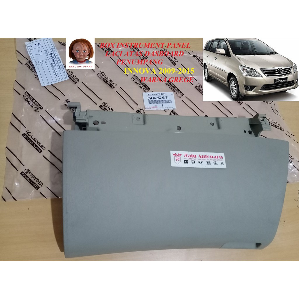 Laci Toyota Innova box instrumen panel Bagian atas tahun 2009-2015