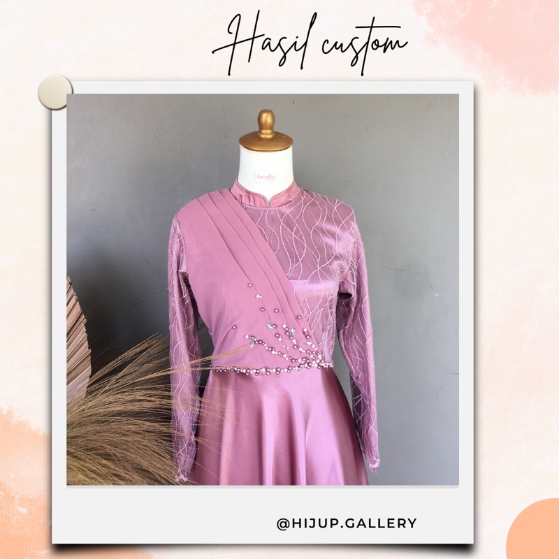 CUSTOM DRESS BRIDESMAID // WISUDA // KONDANGAN