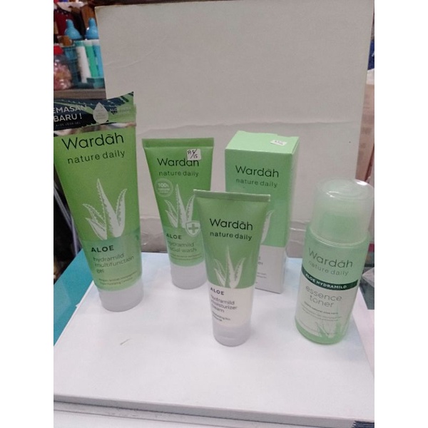 Bisa cod Wardah paket Aloe Vera 4in1 murah