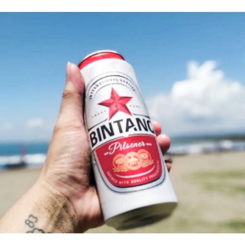 Bir Bintang Pilsener can 500 ml Beer bintang kaleng  Bintang can 500ml Bintang pilsener can