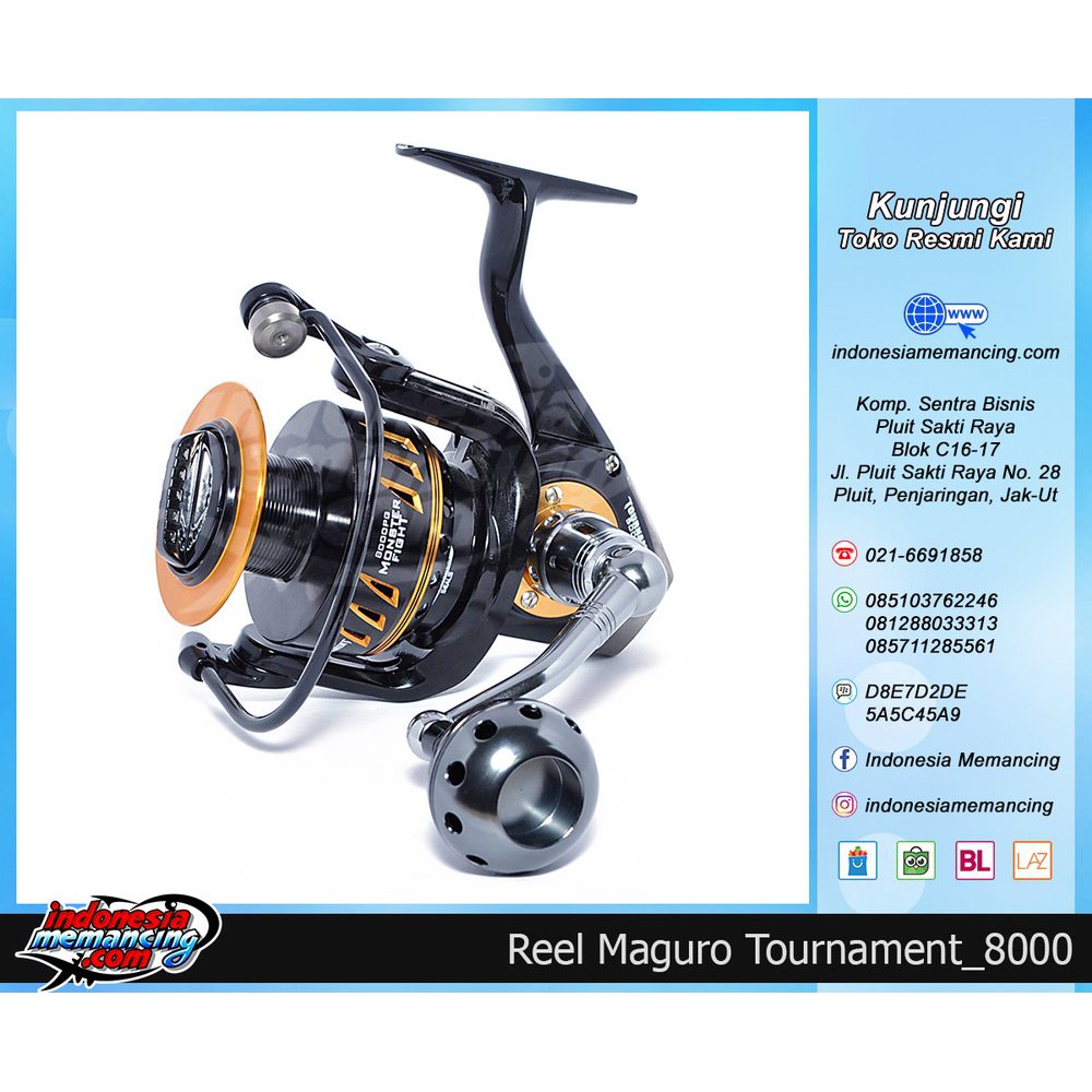 Reel Spinning Maguro Tournament Monster Fight 8000PG  Berkualitas