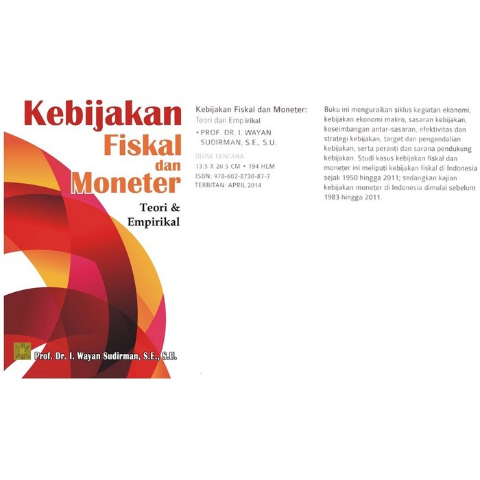 Prenada Media Kebijakan Fiskal Dan Moneter Teori Dan Empirikal Shopee Indonesia