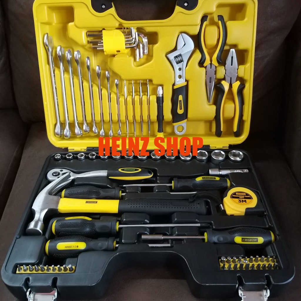 Jual ToolKit 78 Box Set Tool Kit ORIGINAL Krisbow Kotak Perkakas