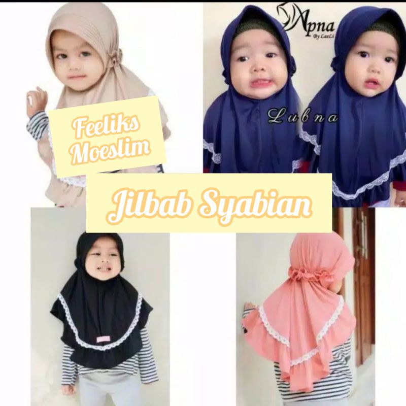 Hijab Anak Syabian / Jilbab nyaman murah lucu kualitas PREMIUM