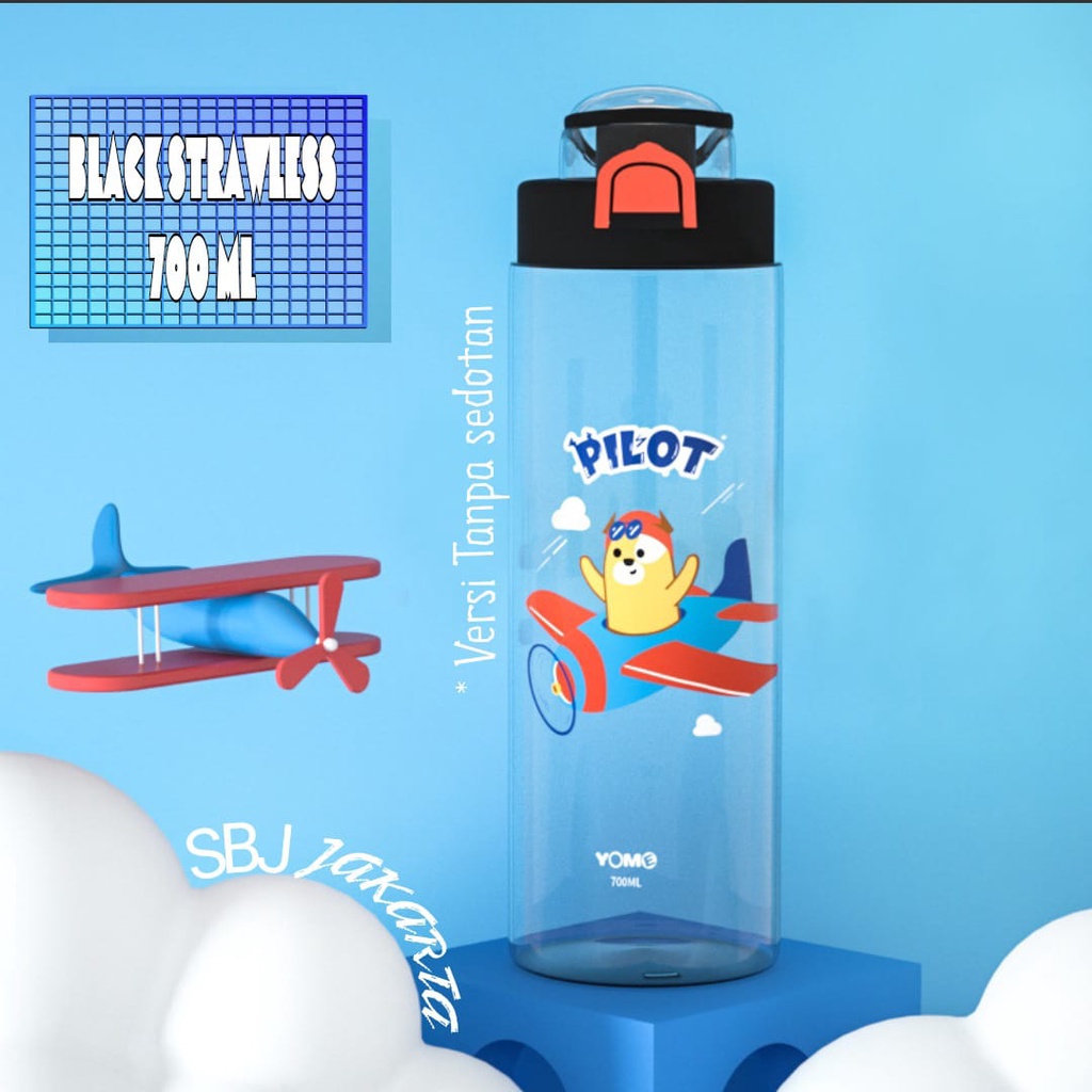 BOTOL MINUM ANAK TRITAN 100% BPA FREE SPORT EDITION YM-SBJ18A - 700ML YOME TRITAN