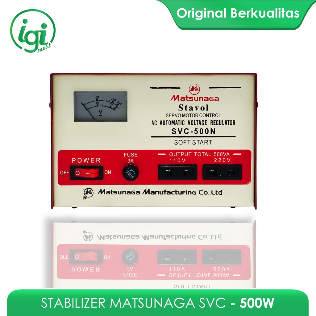 Stavolt SVC 500W / Stabilizer SVC 500VA MTS / 500 Watt