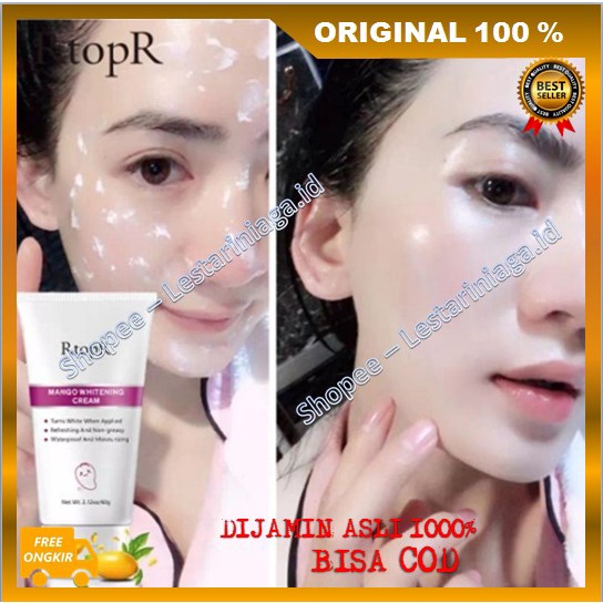[BISA COD] RtopR Mango Whitening Cream Pemutih Pelembab Wajah Muka Tubuh ORIGINAL