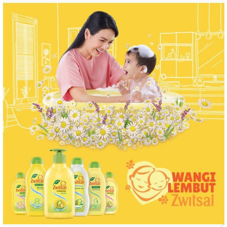 Zwitsal Baby Bath Hair And Body Natural Aloe Vera 450 Ml dan 600ml - Sabun Bayi Reffil, Baby Natural, sabun dan shampo