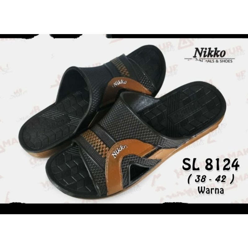 NIKKO SL 8124 Sandal kokop karet pria laki laki niko sL 8124