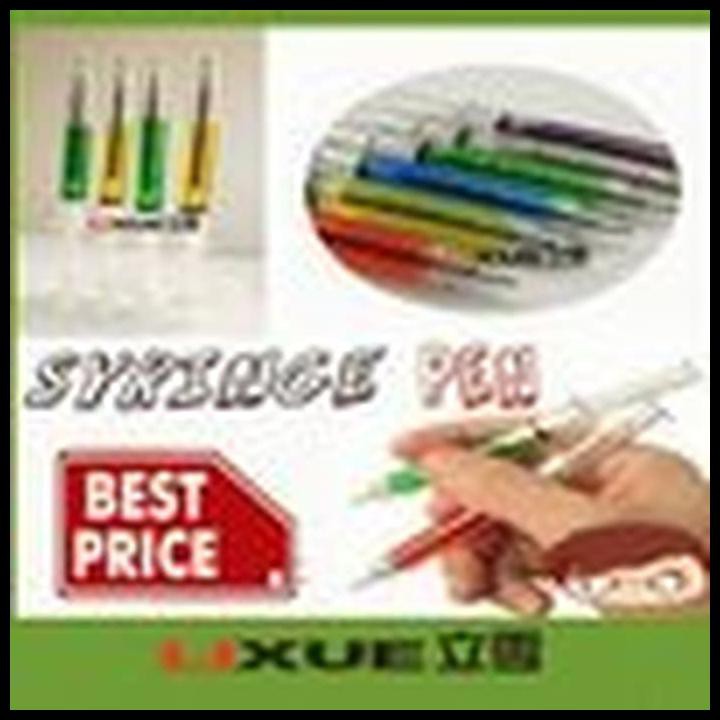 

PULPEN BERBENTUK JARUM SUNTIK DENGAN CAIRAN WARNA