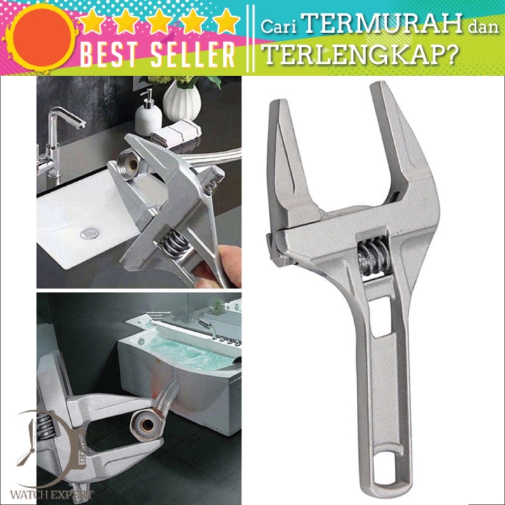 Kunci Pas Universal Adjustable Wrench Spanner 6-68mm - LISM UW82