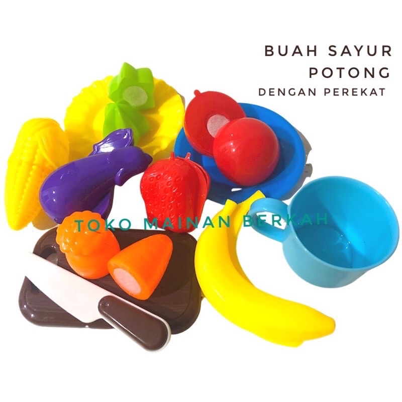 MAINAN EDUKASI SAYUR BUAH POTONG | MAINAN SET TALENAN PISAU SAYUR BUAH POTONG-3