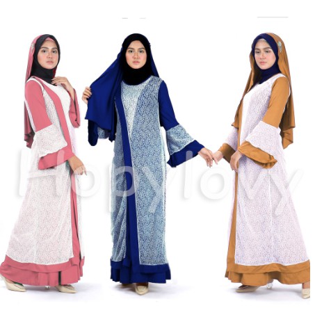 Gamis Maxi Dress Meizza Hijab Brukat