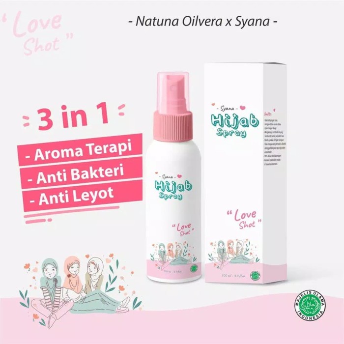 SYANA HIJAB SPRAY JILBAB KERUDUNG HIJAB INSTAN SPRAY PENGI
