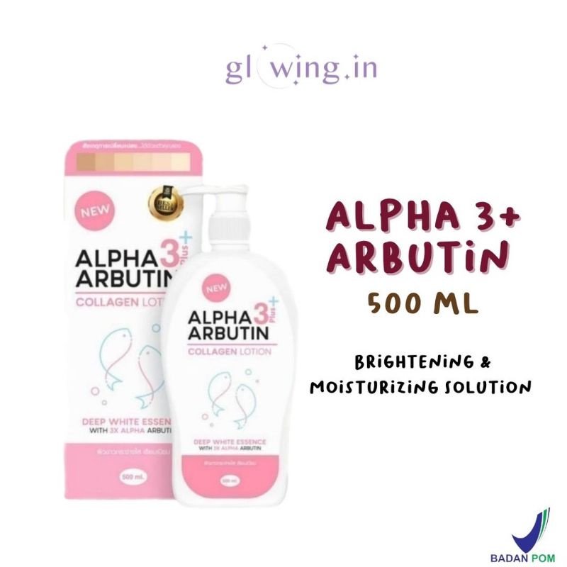 PAKET 2IN1 - Alpha 3+ Arbutin Lotion &amp; Soap Alpha Arbutin