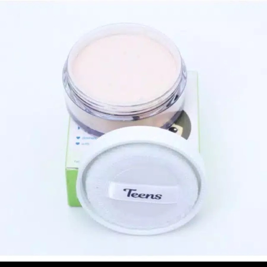 Pigeon Teens SQUALANE Face Powder Bedak Tabur Remaja Putri Perempuan