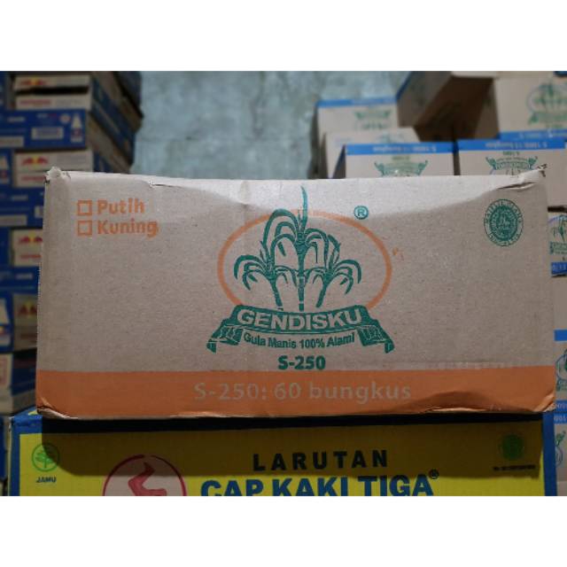 

Gendisku Gula Dus 190g (isi 60)
