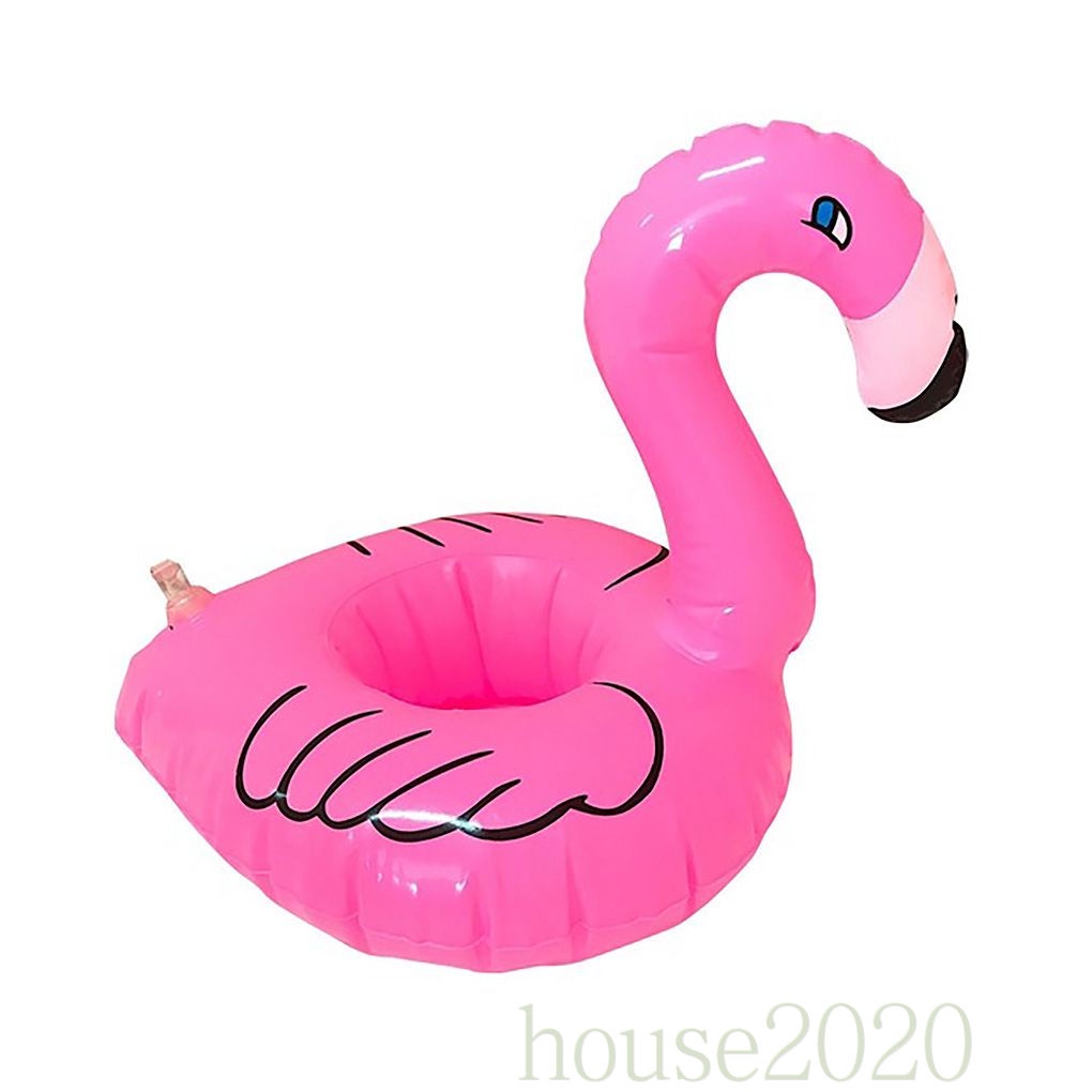 [house2020]Pink Pool Drinking Holder Inflatable Overwater Beach Party Toys for Kids Swimming Drink Stands for Cups Phone