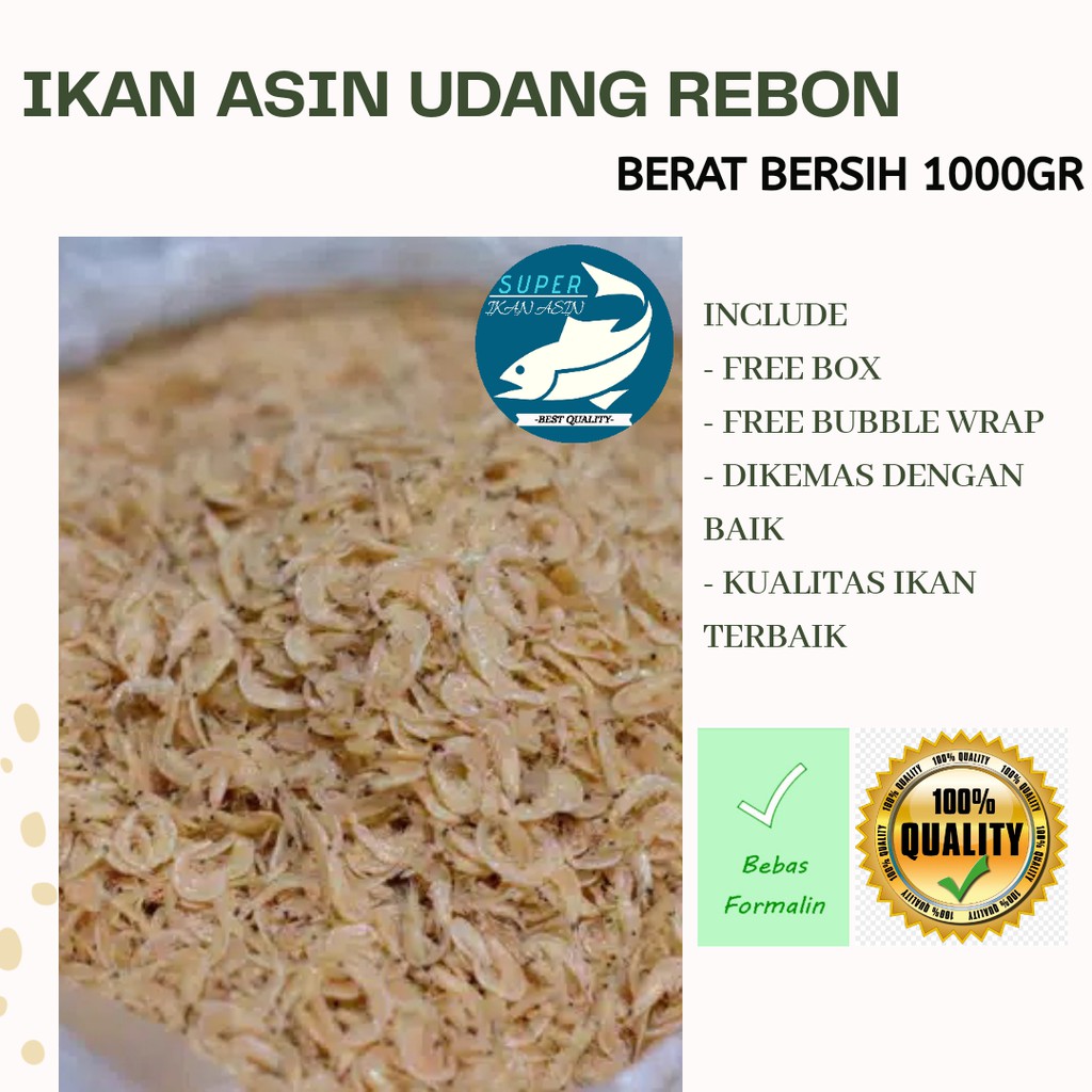 

UDANG REBON TAWAR 1KG