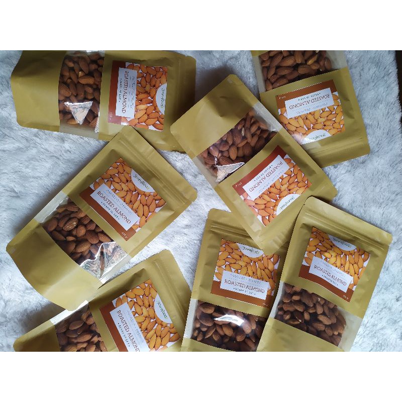 

organic almond roasted