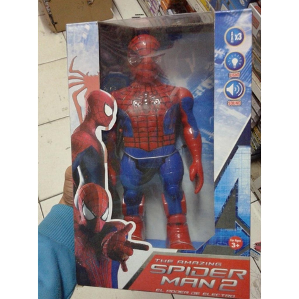 Robot Spiderman 2 Nyala Lampu/Suara Berjalan Maju Best Seller