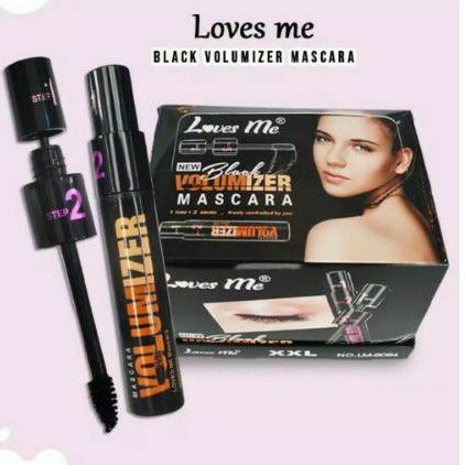 MASCARA MASKARA LOVES ME BLACK VOLUMIZER 2 STEP ORIGINAL