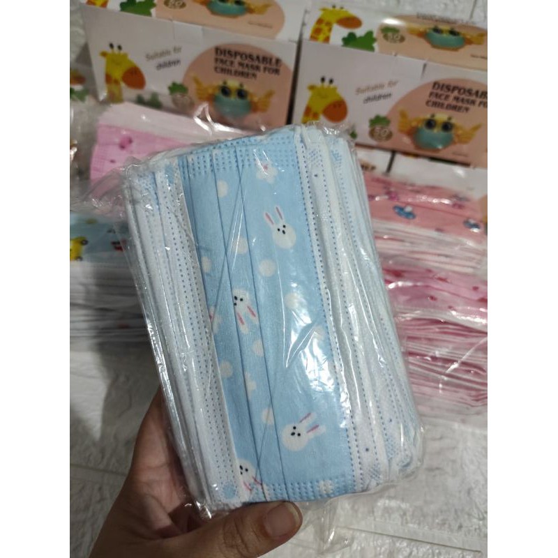 Masker anak 3ply 1box isi 50pc