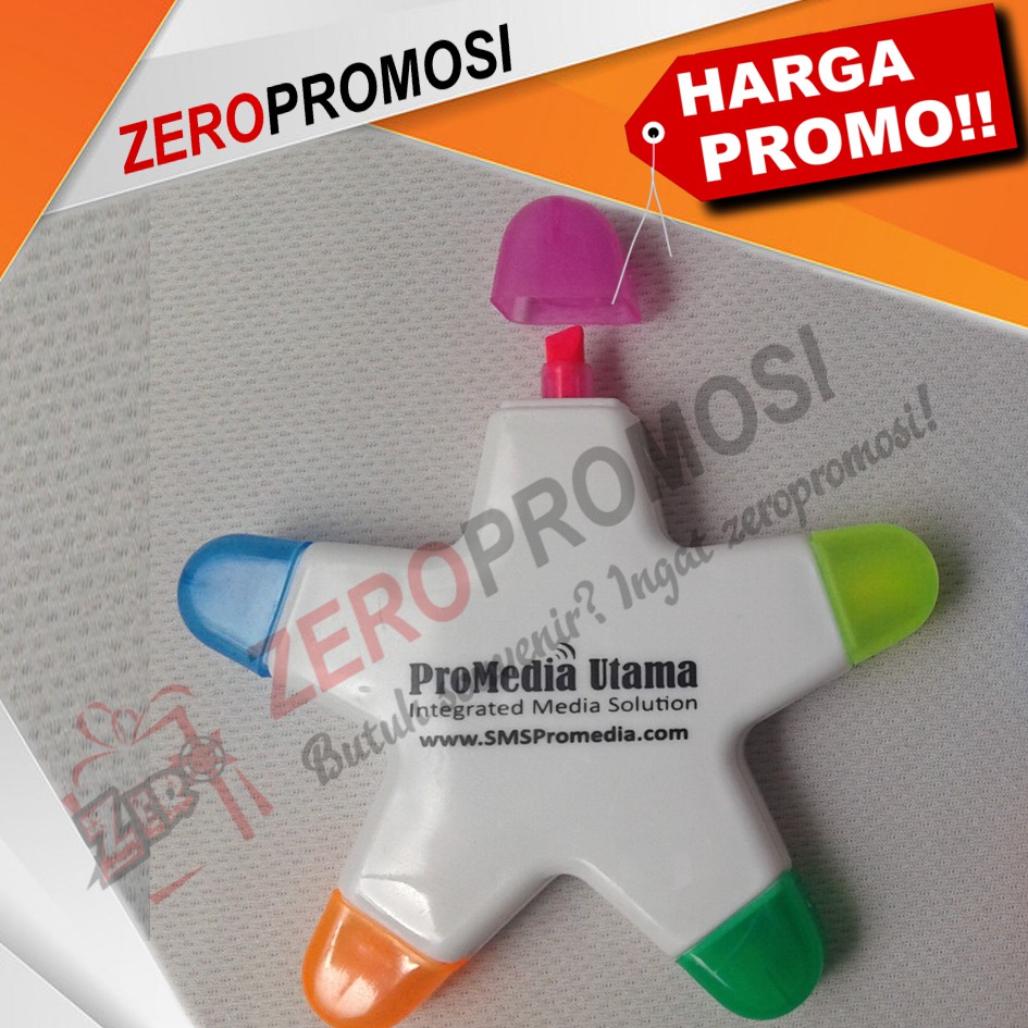 

Highlighter Bintang Cetak Logo Promosi Terbaik dan Terjangkau