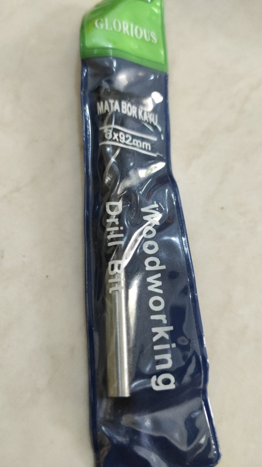 Mata Bor Kayu 6mm X 92mm Glorius - Mat Bor Pta - Mata Bor Bagus Murah