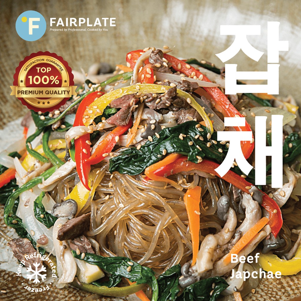 

BEEF JAPCHAE / KOREAN GLASS NOODLE WITH BEEF / DAGING SAPI - Ready to Cook