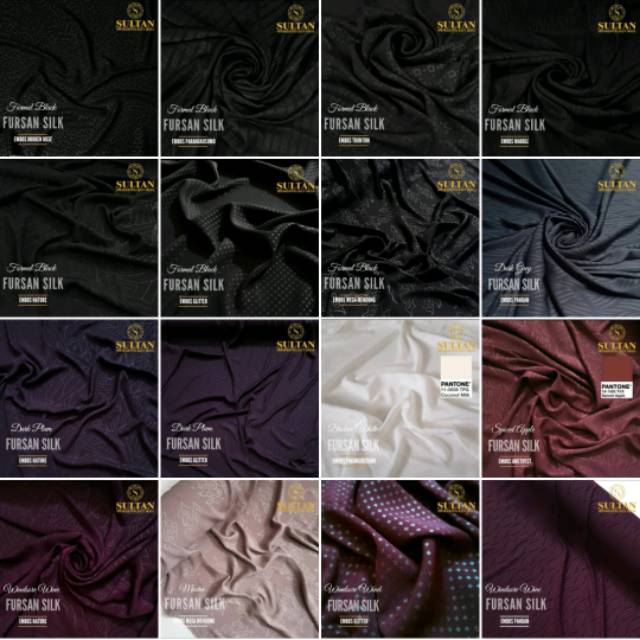 0.5m fursan silk embos ori Sultan