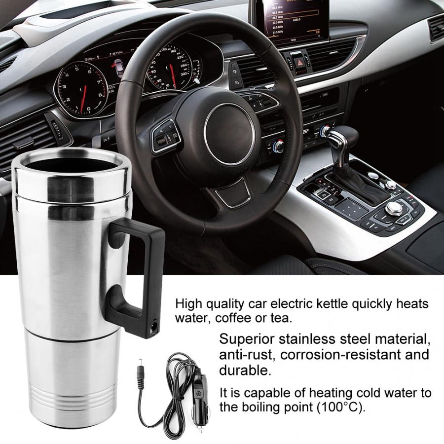 Gelas Pemanas Mobil Car Heating Cup Mug 12V - 350+150ml