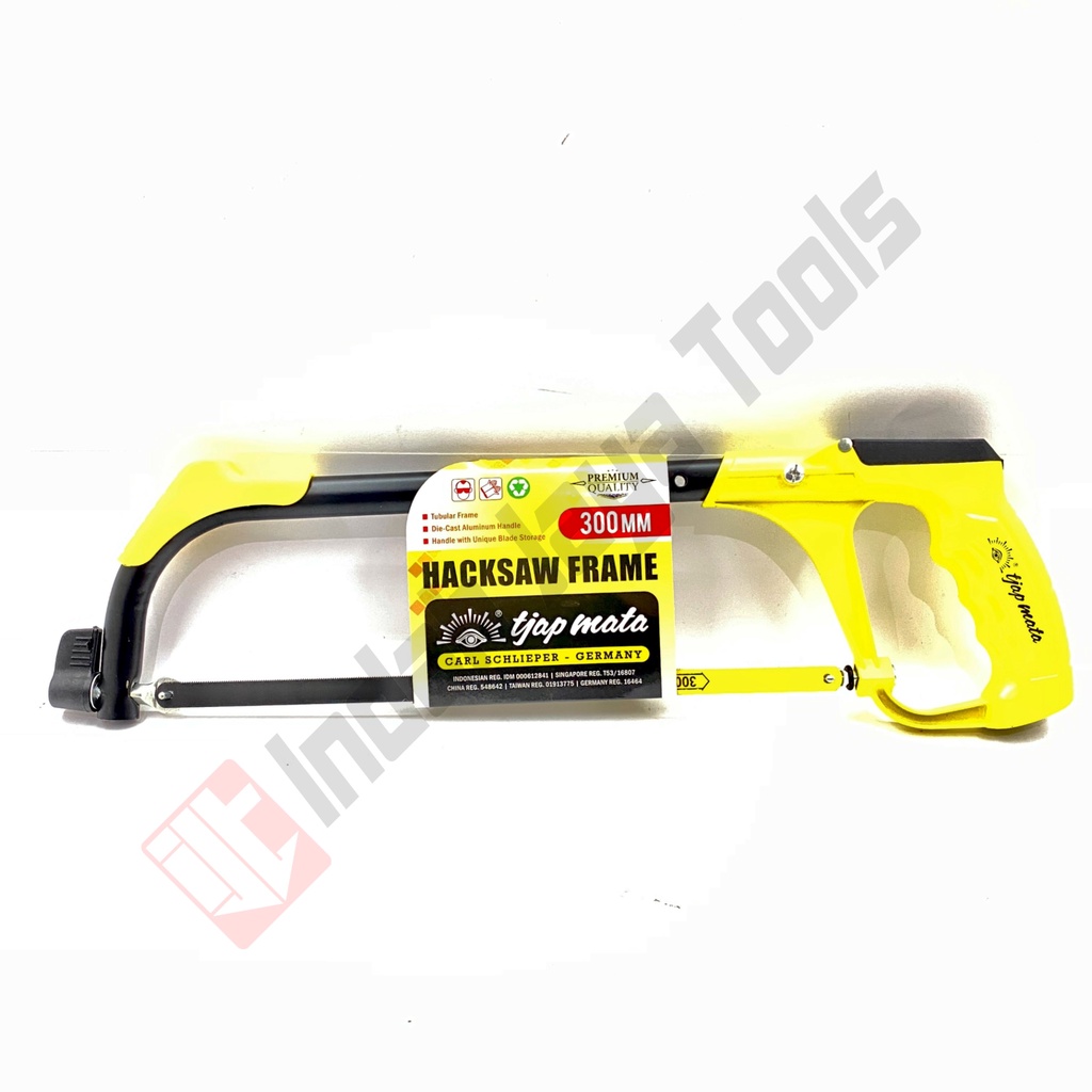 TJAP MATA Gagang Gergaji Besi 300 mm Heavy Duty Hacksaw Carl Schlieper