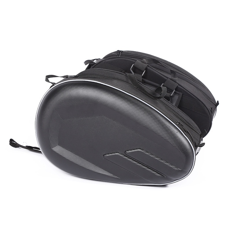 Kominie Tas Motor Touring Side Saddle Bag - 212 - Black