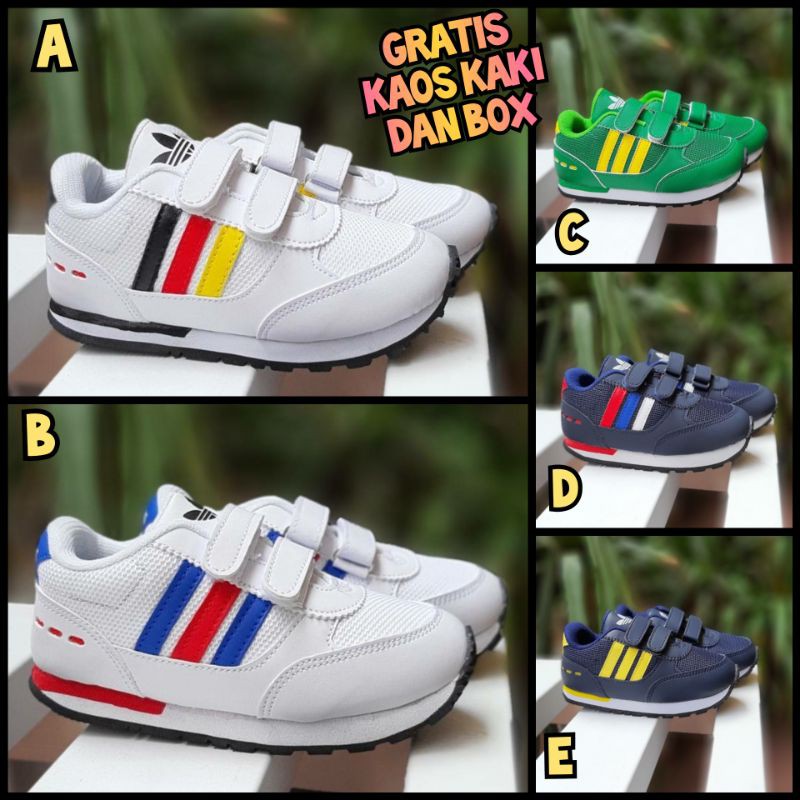 SEPATU ANAK LAKI-LAKI DAN PEREMPUAN ADIDAS NEO CITY RACER