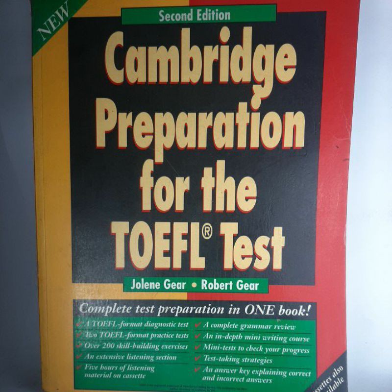 Jolene Gear & Robert Gear: Cambridge Prepation For The Toefl Test (Buku Import)